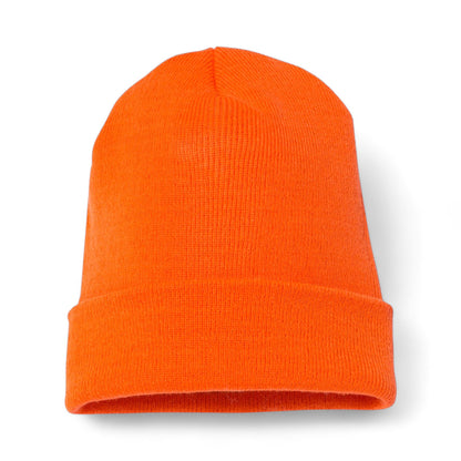 Back view of YP Classics 1501KC custom hat in blaze orange