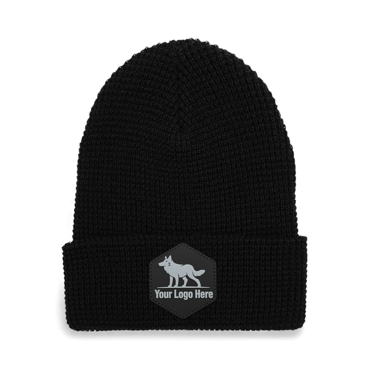 PVC patch preview of YP Classics 2501KC custom hat in black