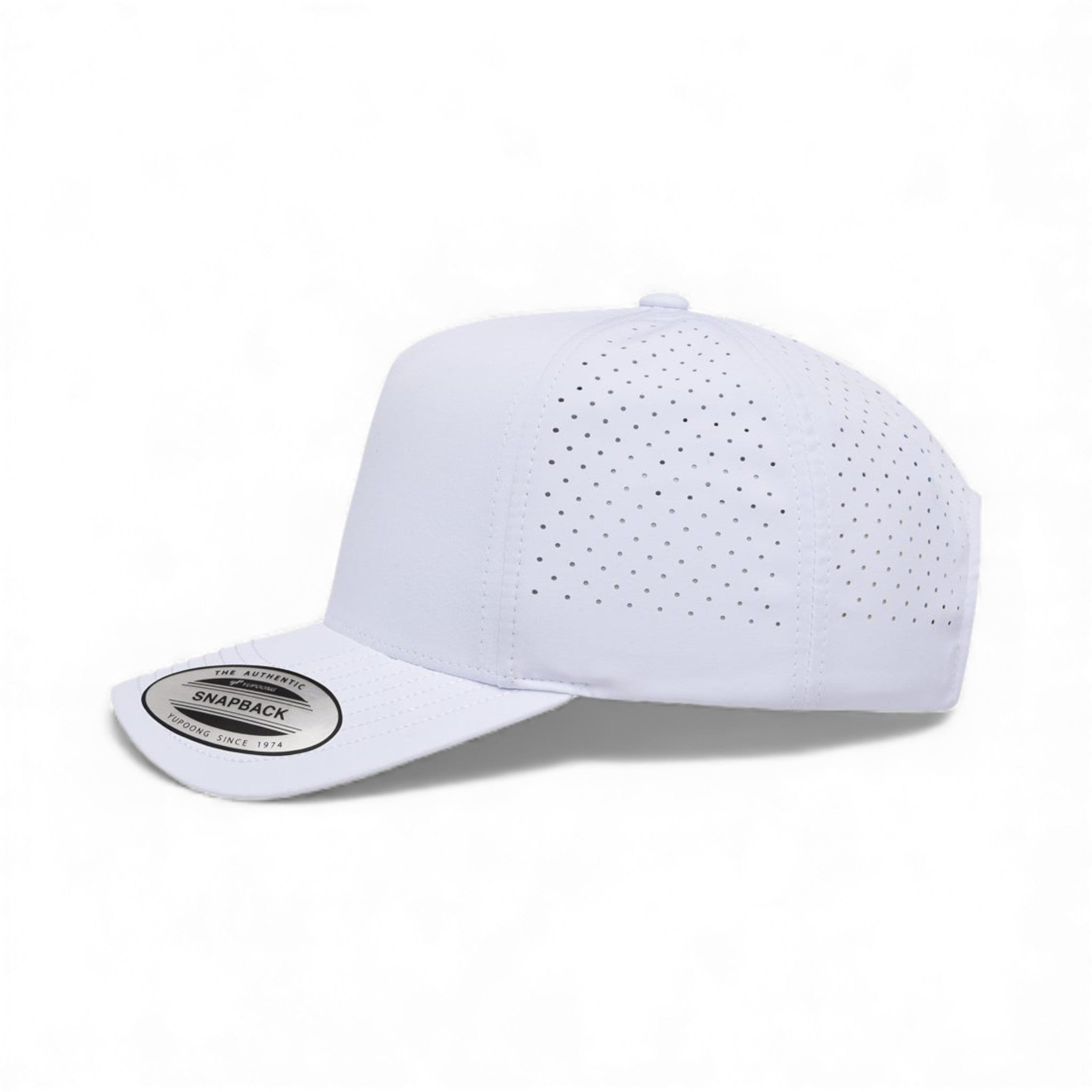 Right side view of YP Classics 5389AP custom hat in white