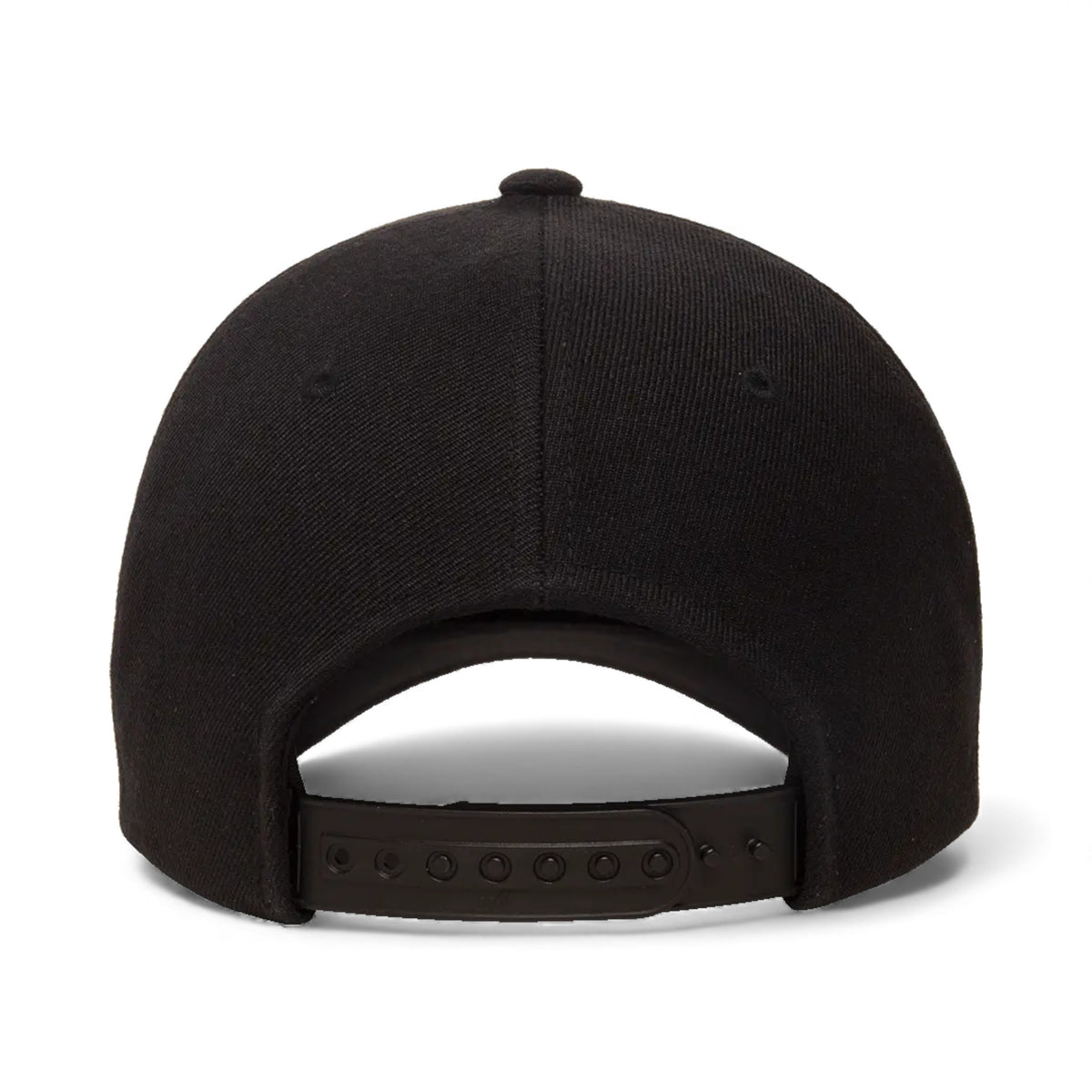 Back view of YP Classics 5789M custom hat in black