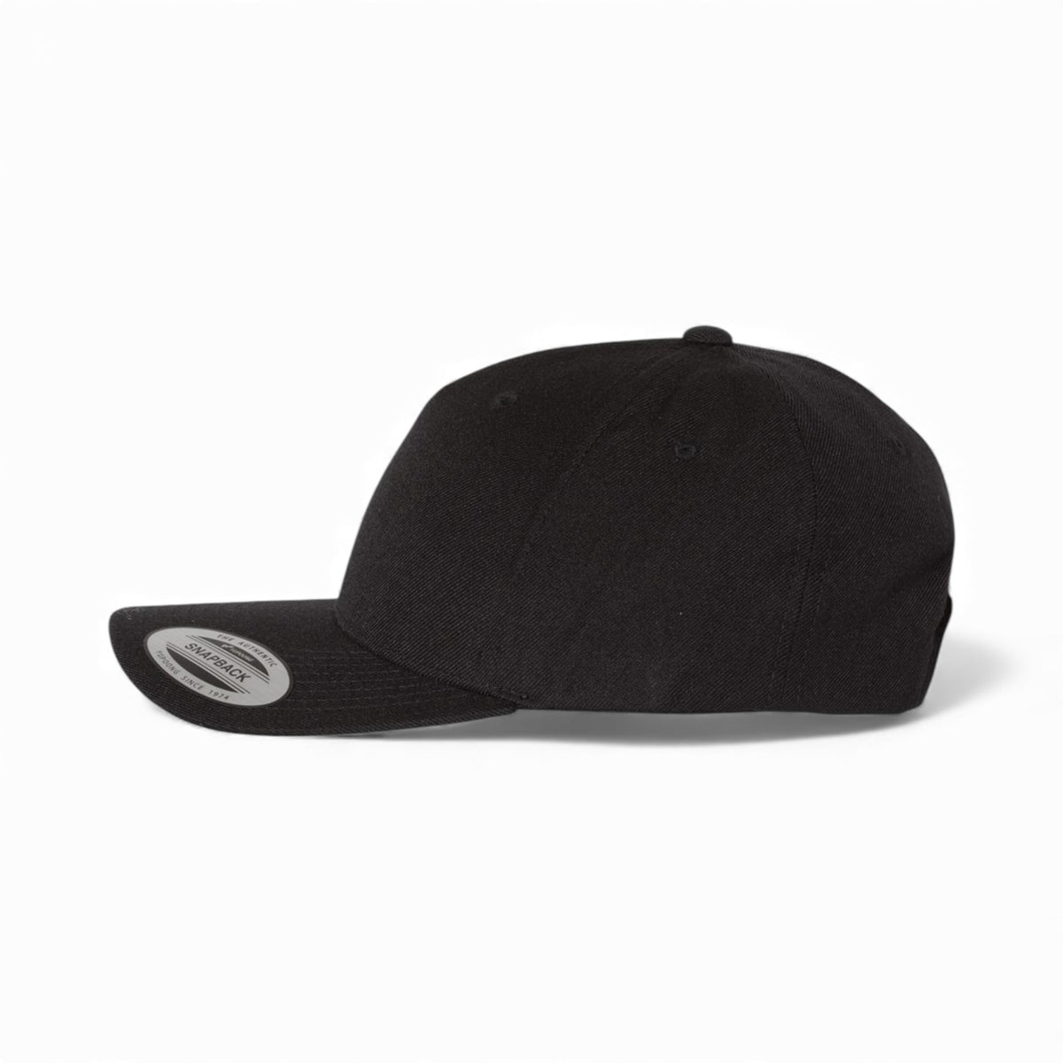 Left side view of YP Classics 5789M custom hat in black