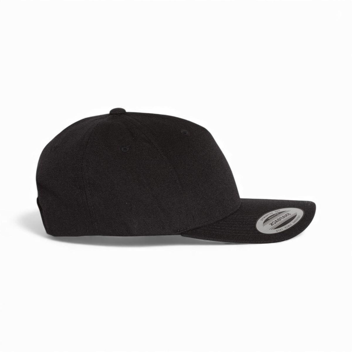 Right side view of YP Classics 5789M custom hat in black