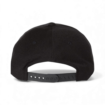 Back view of YP Classics 5789M custom hat in black