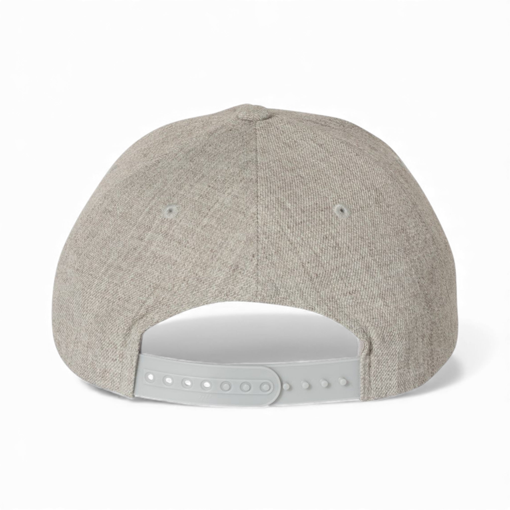 Back view of YP Classics 5789M custom hat in heather grey