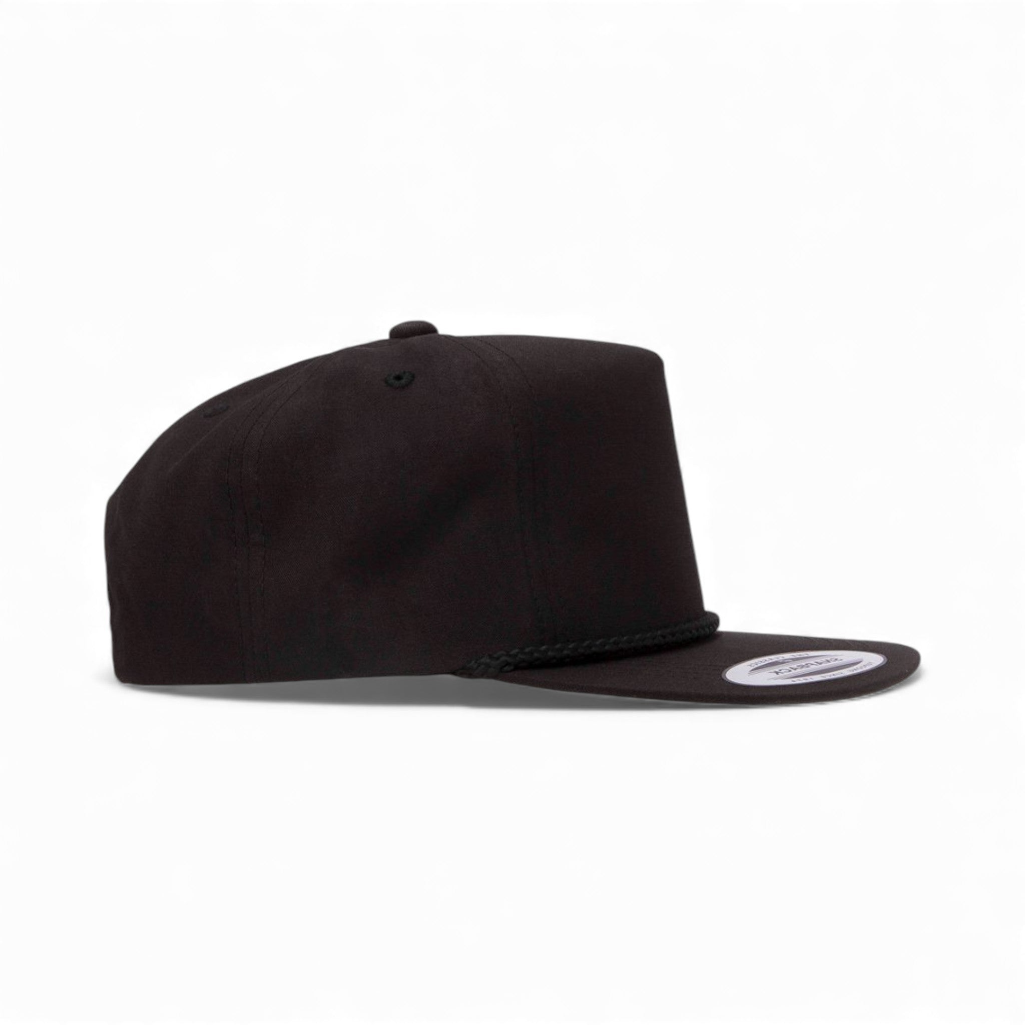 Right side view of YP Classics 6002YP custom hat in black
