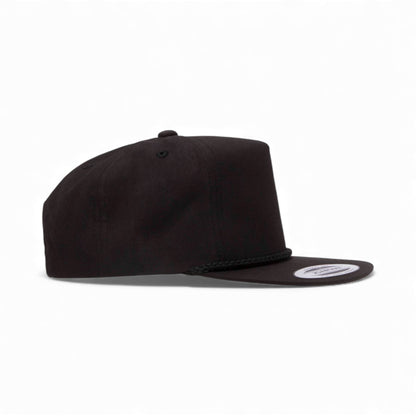 Right side view of YP Classics 6002YP custom hat in black