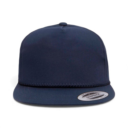 Front view of YP Classics 6002YP custom hat in navy