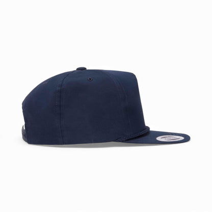 Right side view of YP Classics 6002YP custom hat in navy