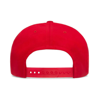 Back view of YP Classics 6002YP custom hat in red
