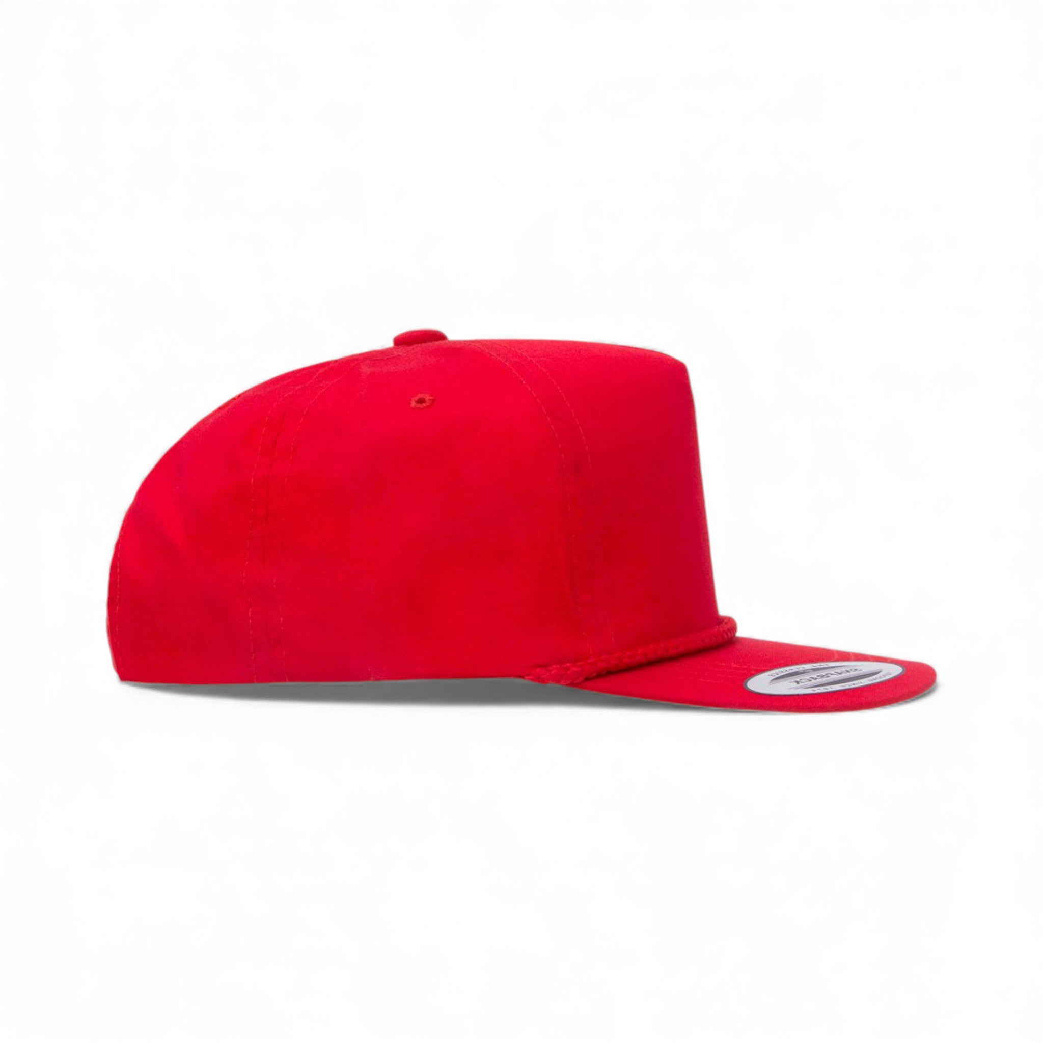 Right side view of YP Classics 6002YP custom hat in red