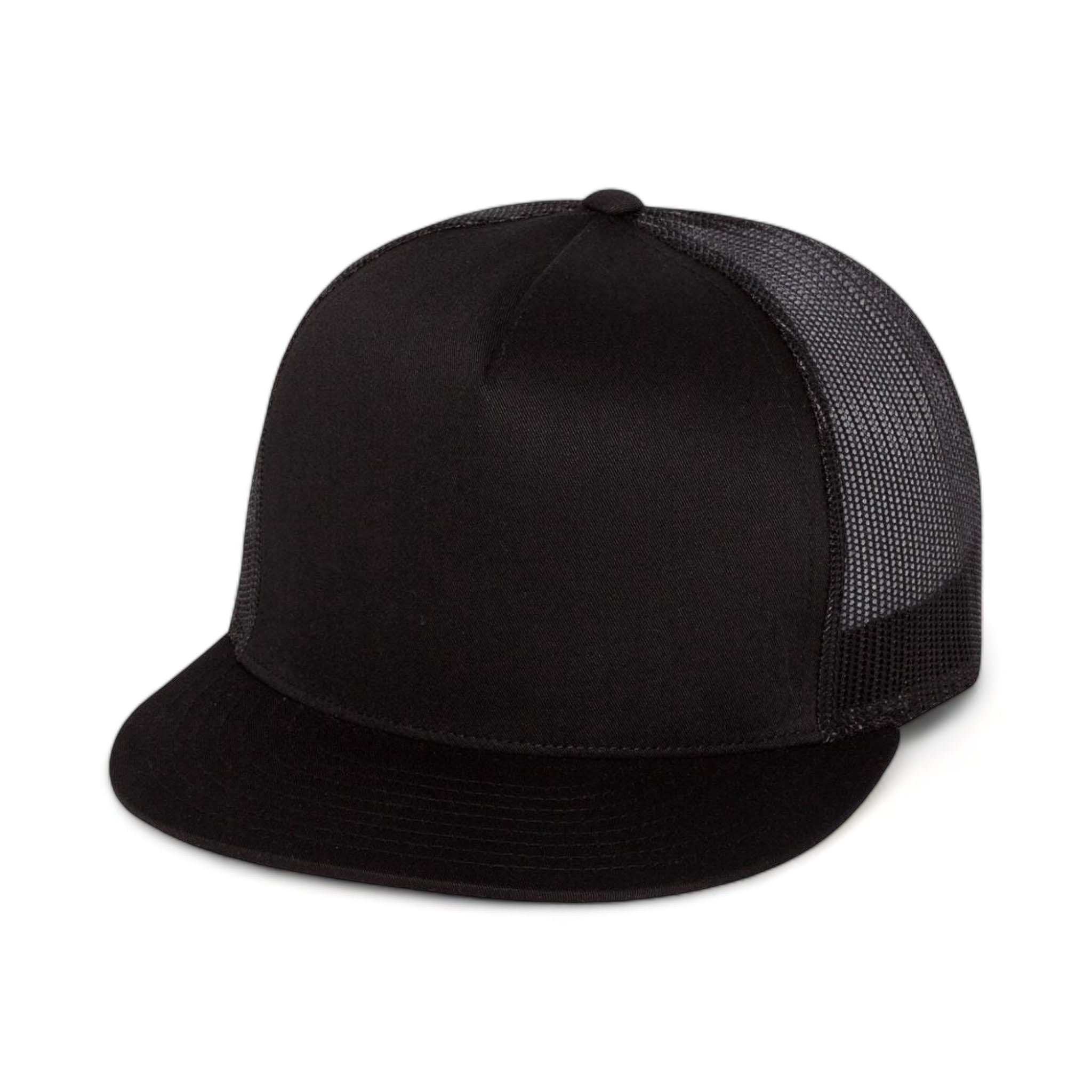 Front view of YP Classics 6006 custom hat in black