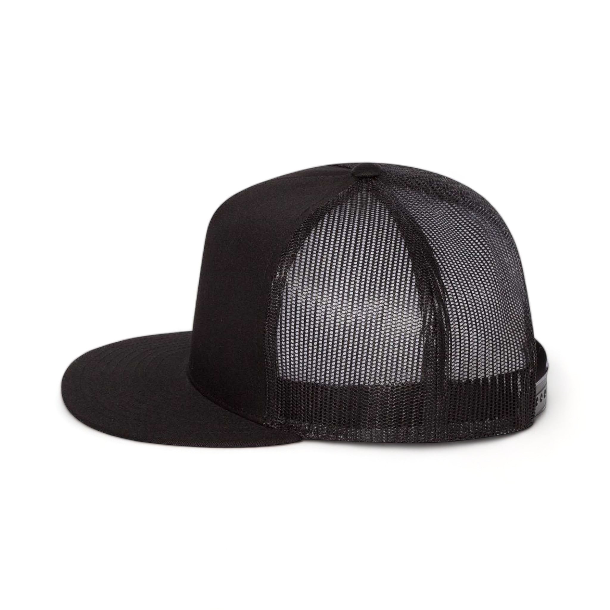 Side view of YP Classics 6006 custom hat in black