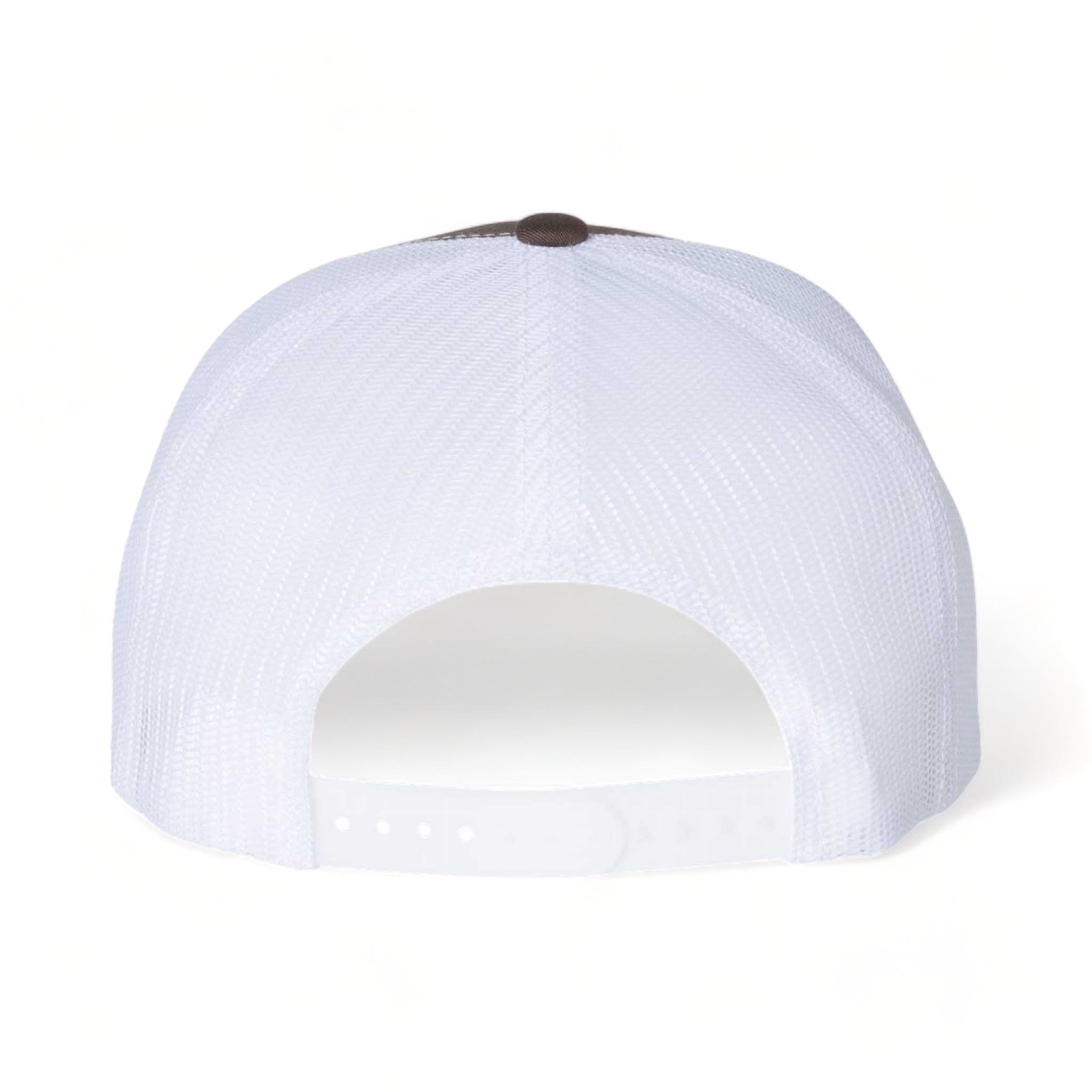 Back view of YP Classics 6006 custom hat in brown and white