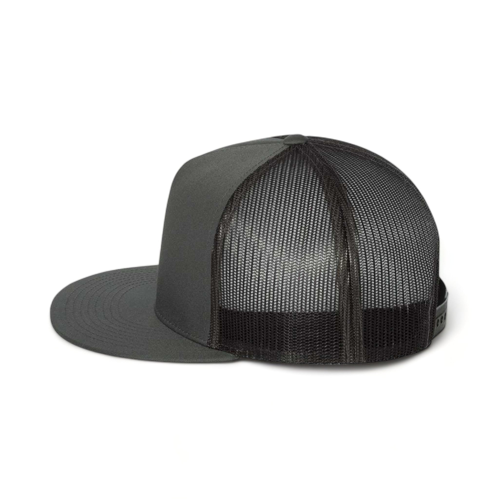 Side view of YP Classics 6006 custom hat in charcoal