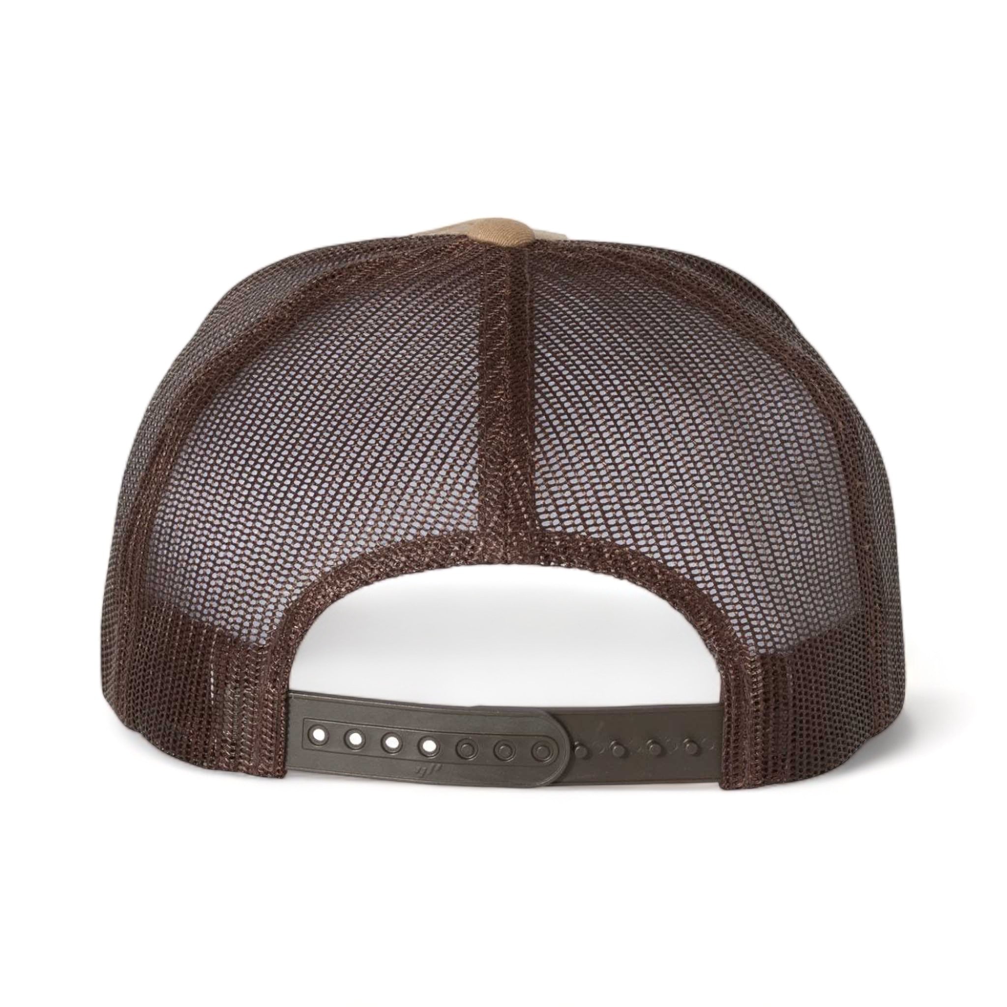 Back view of YP Classics 6006 custom hat in multicam arid and brown