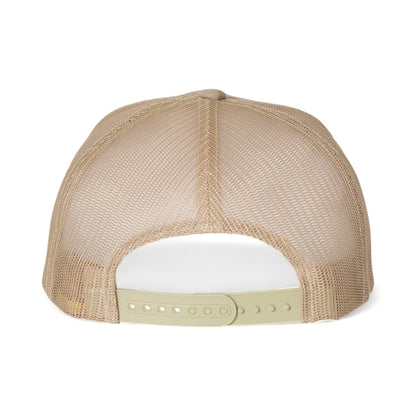 Back view of YP Classics 6006 custom hat in multicam arid and tan