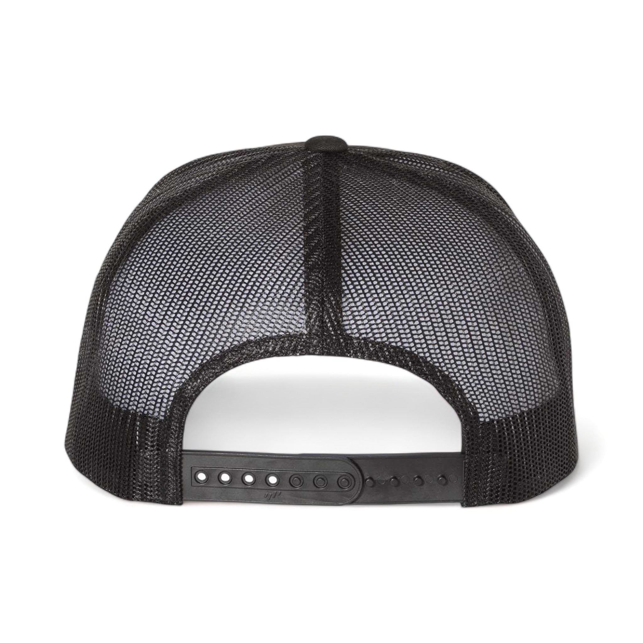 Back view of YP Classics 6006 custom hat in multicam black and black