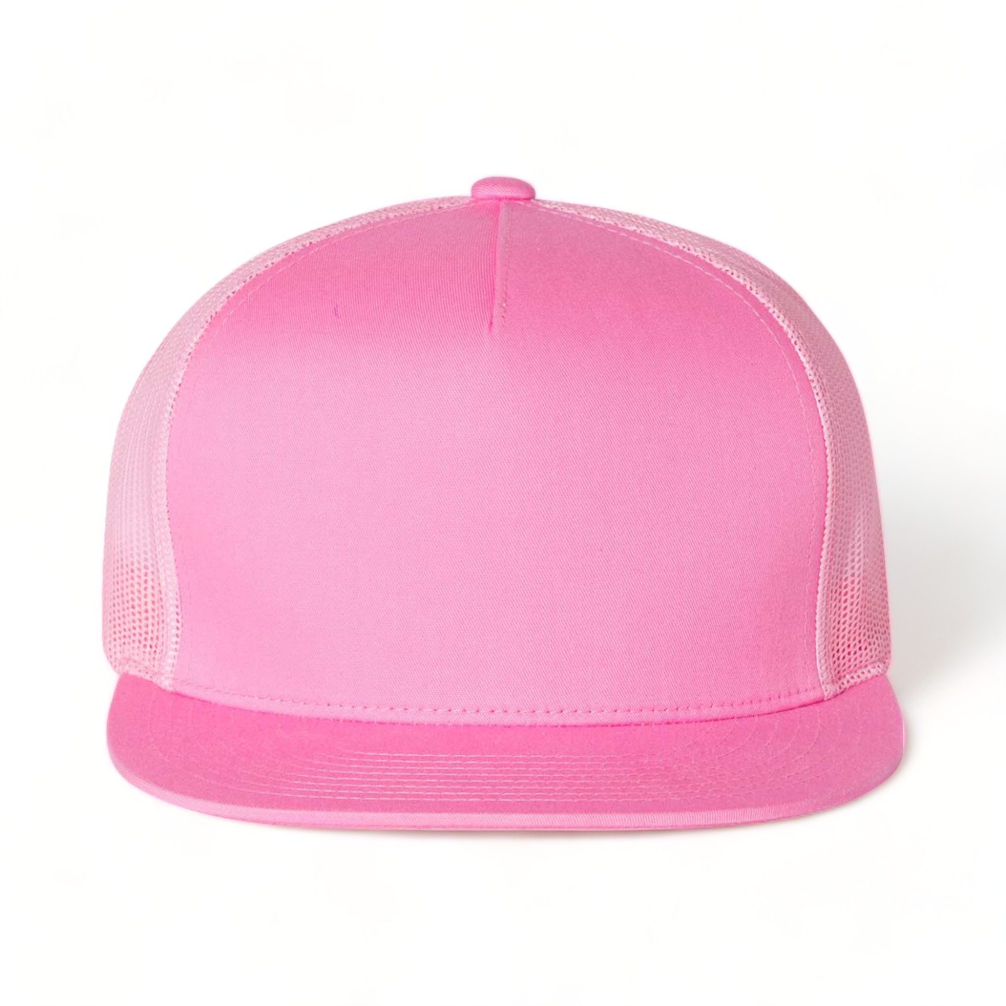 Front view of YP Classics 6006 custom hat in pink