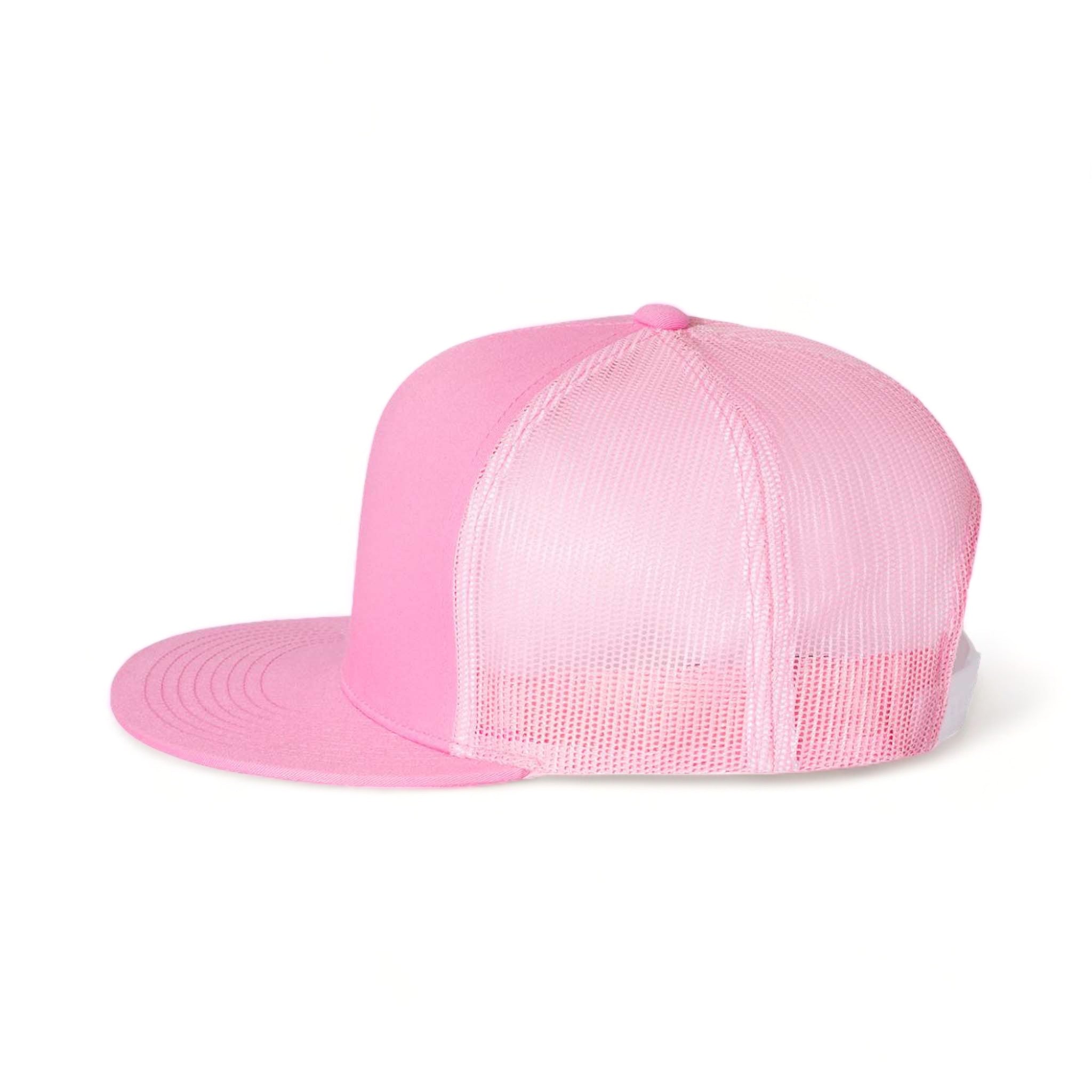 Side view of YP Classics 6006 custom hat in pink
