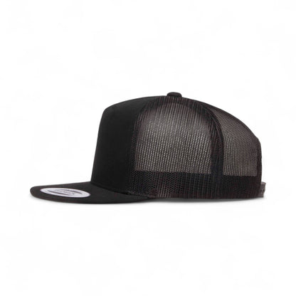 Left side view of YP Classics 6006 custom hat in black
