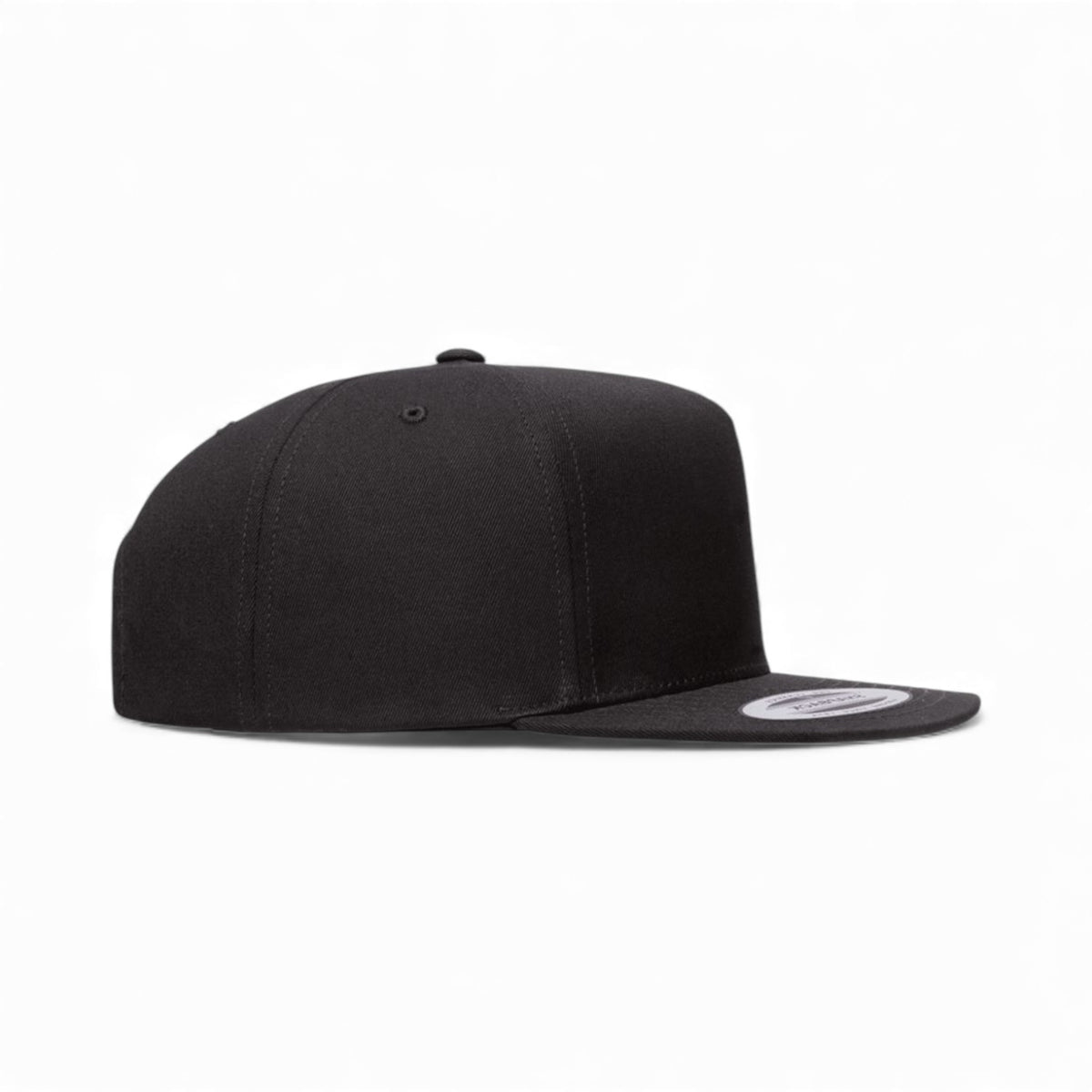 Right side view of YP Classics 6007 custom hat in black