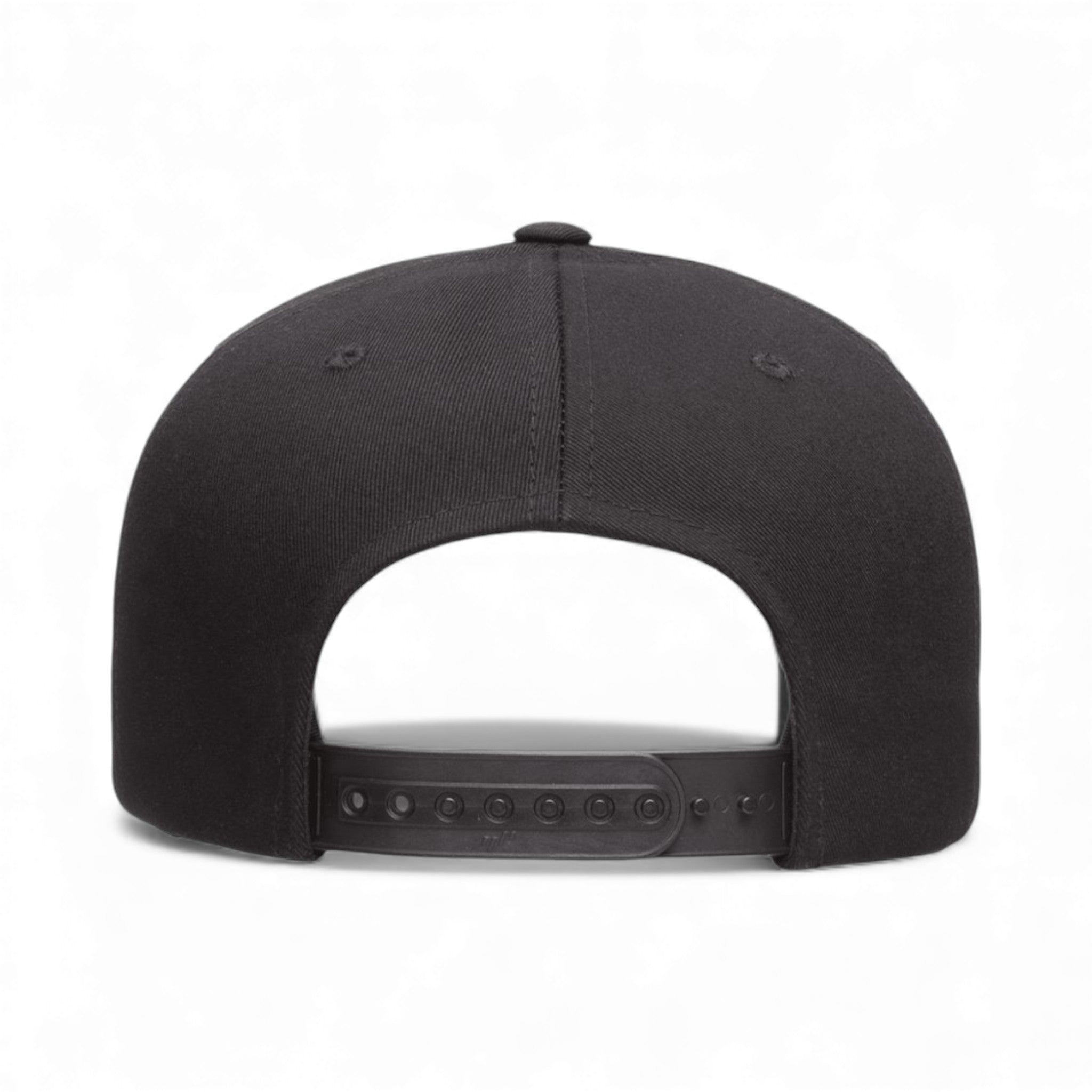 Back view of YP Classics 6007 custom hat in black