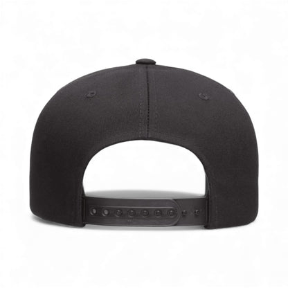 Back view of YP Classics 6007 custom hat in black