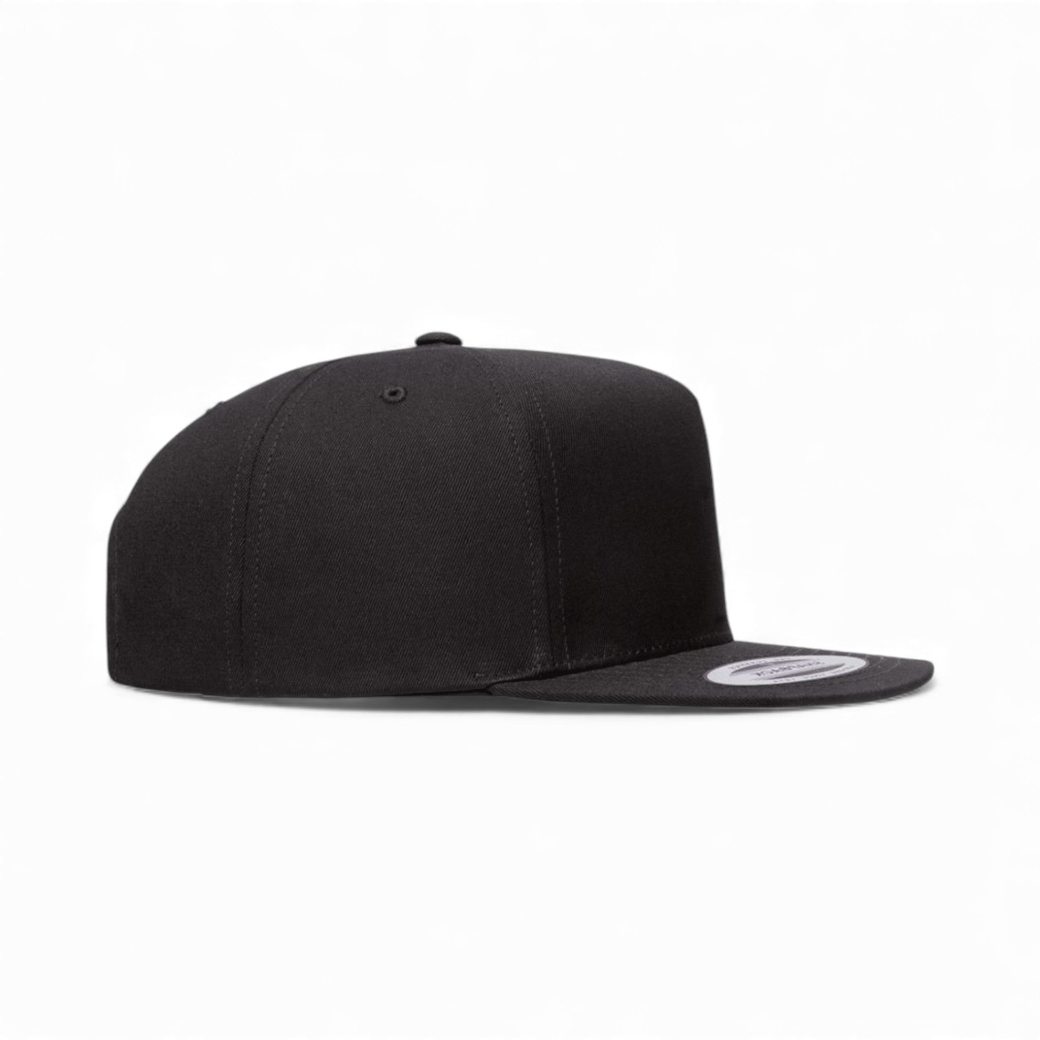 Right side view of YP Classics 6007 custom hat in black