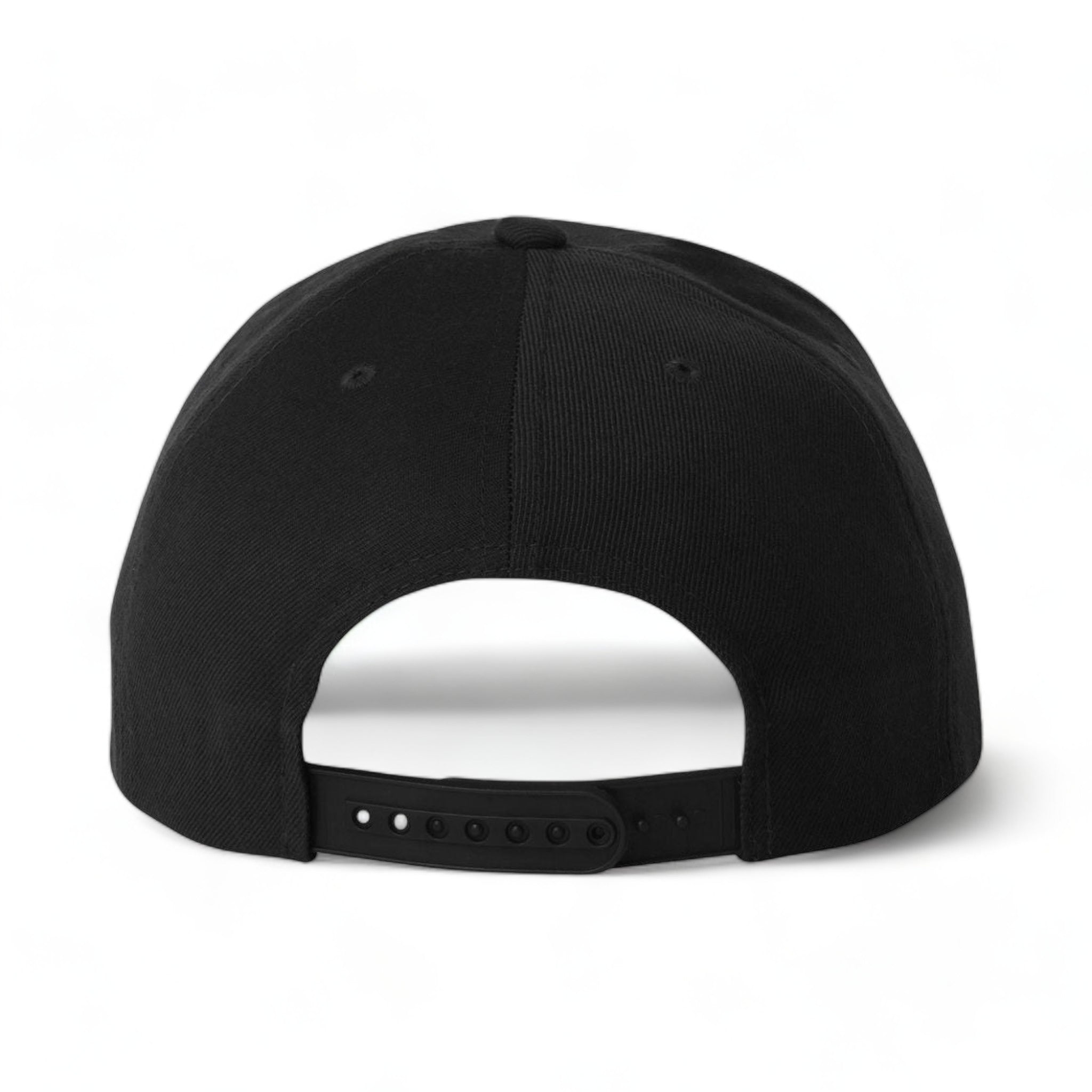 Back view of YP Classics 6089M custom hat in black