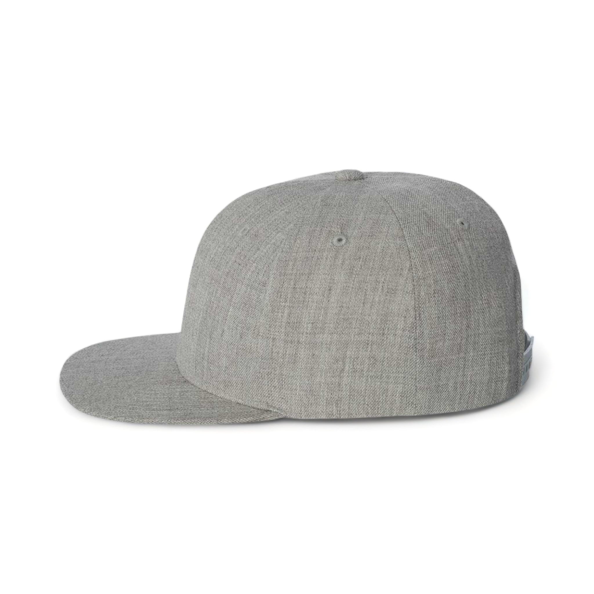 Side view of YP Classics 6089M custom hat in heather grey