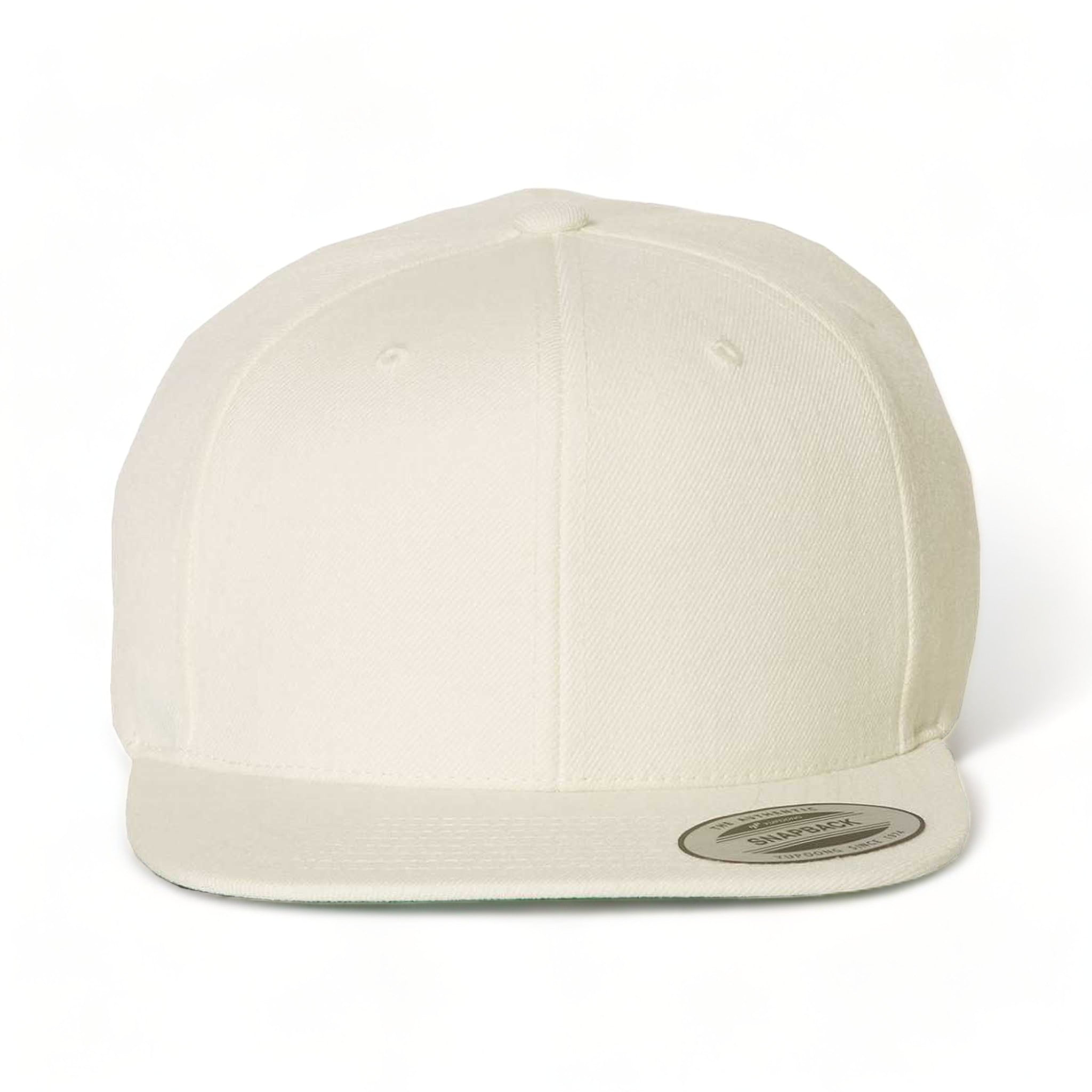 Front view of YP Classics 6089M custom hat in natural