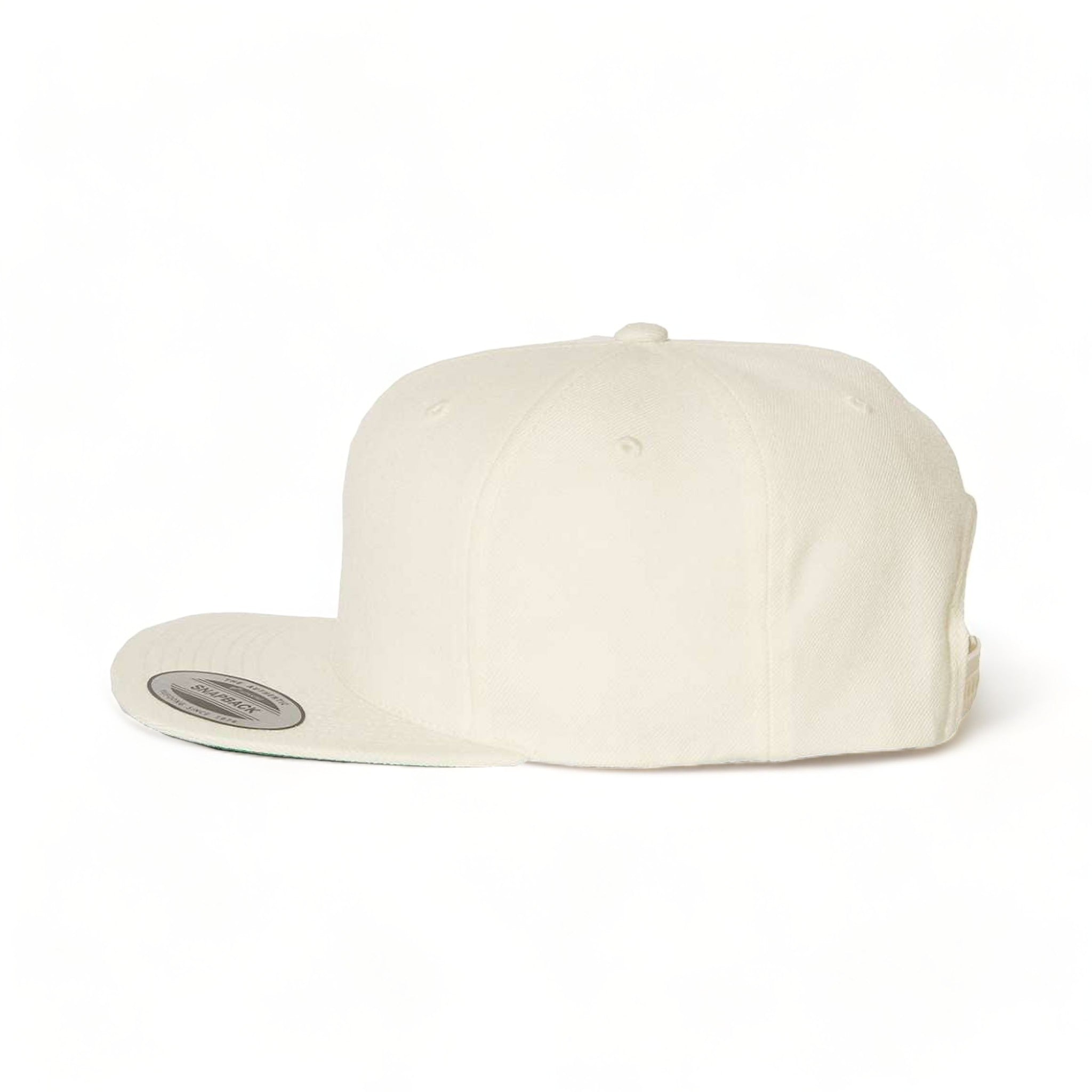 Side view of YP Classics 6089M custom hat in natural