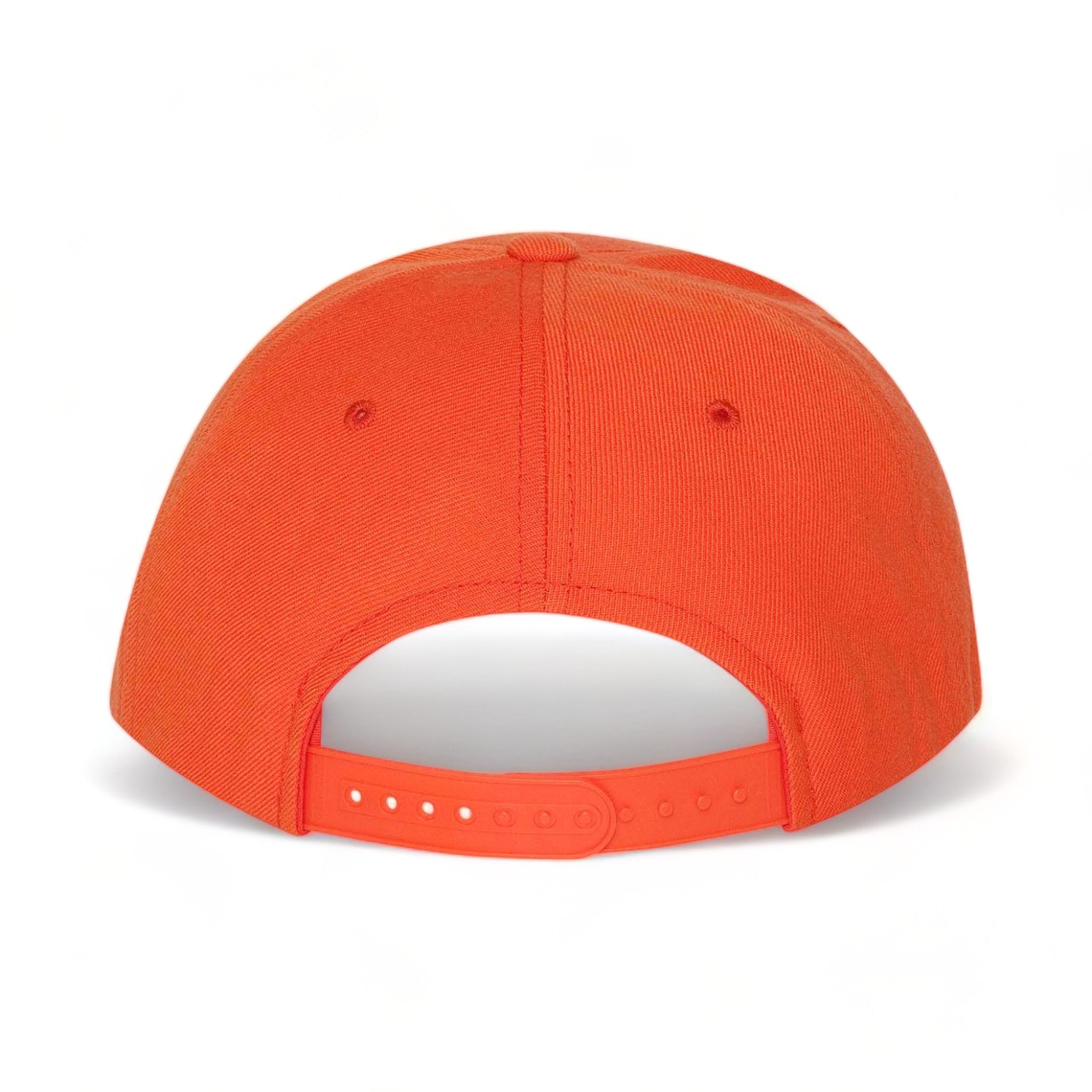 Back view of YP Classics 6089M custom hat in orange