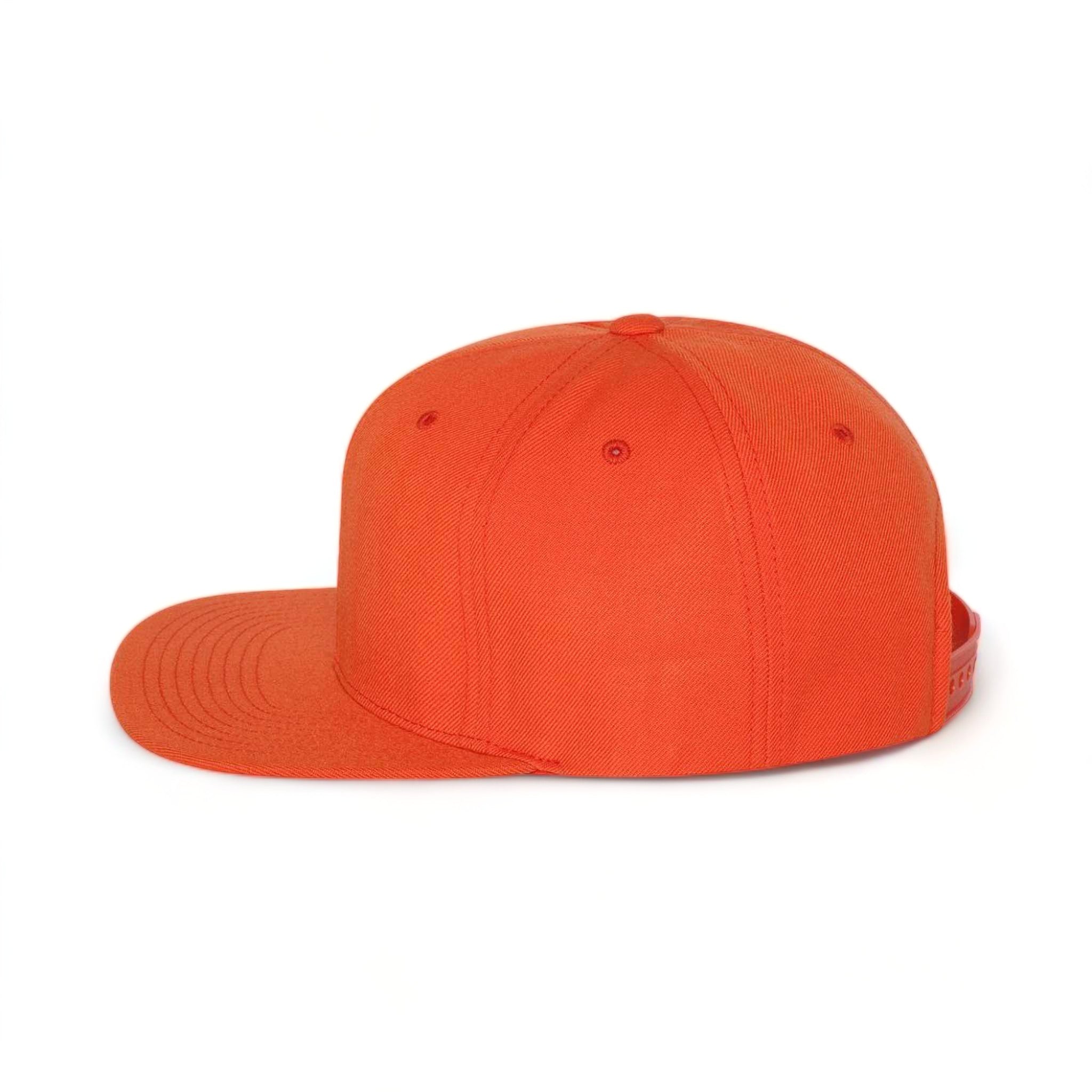 Side view of YP Classics 6089M custom hat in orange