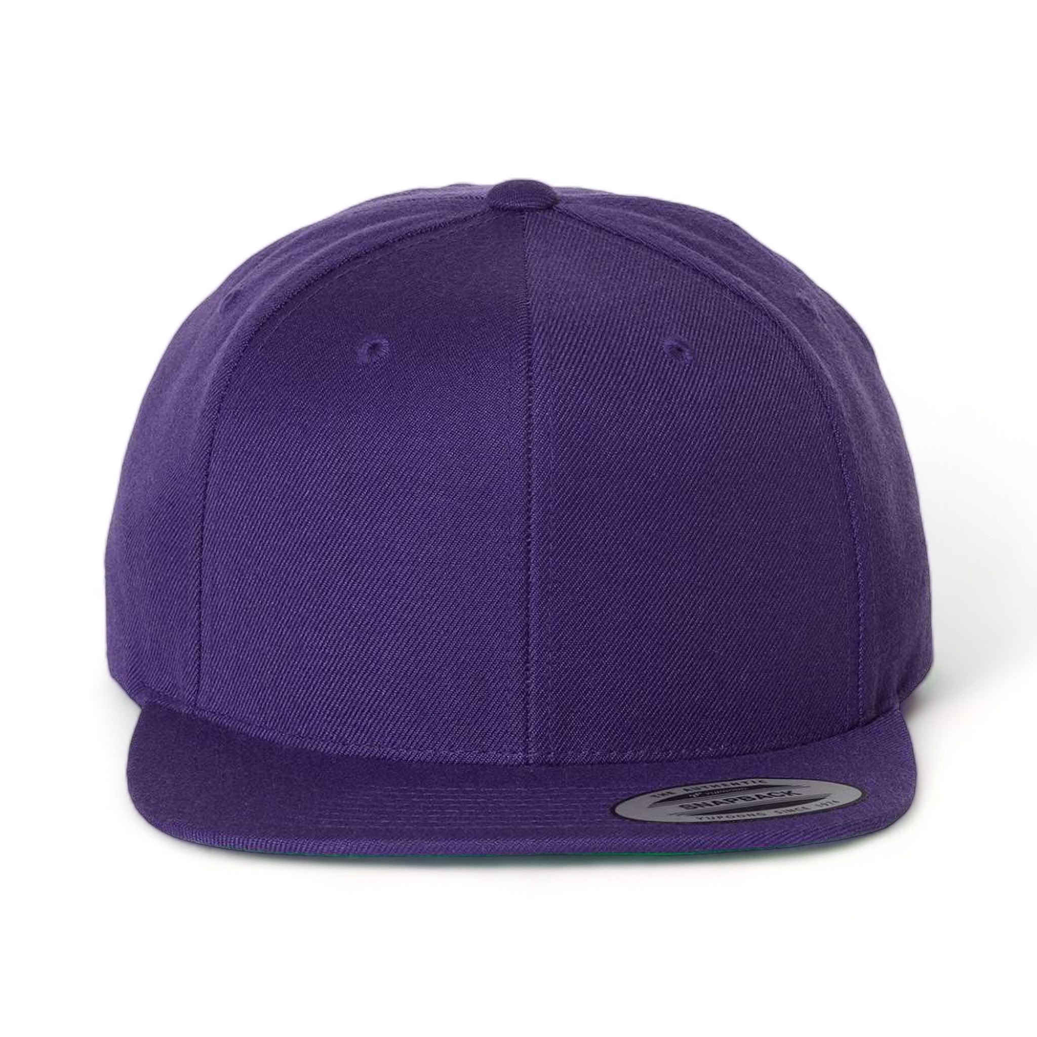 Front view of YP Classics 6089M custom hat in purple