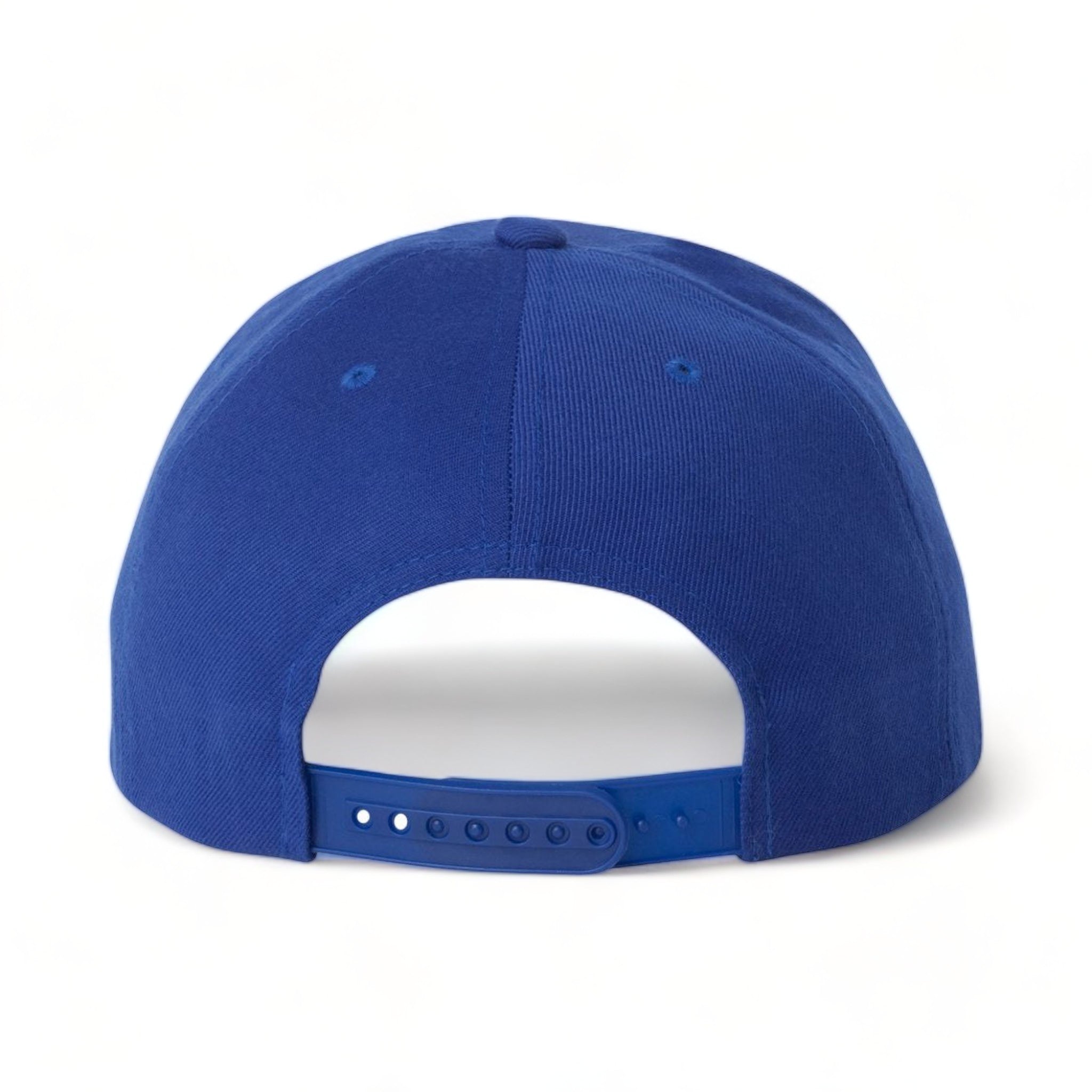 Back view of YP Classics 6089M custom hat in royal blue