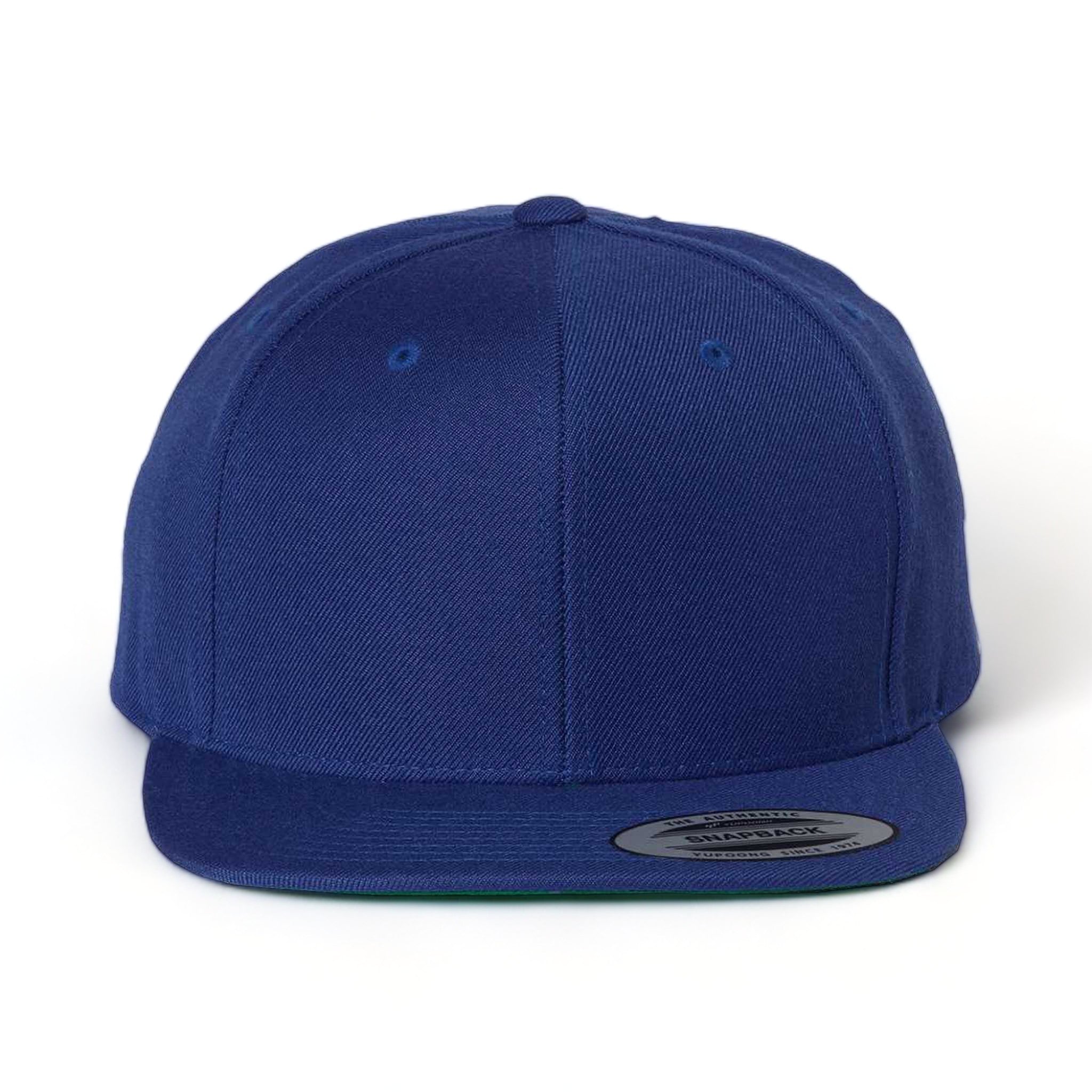 Front view of YP Classics 6089M custom hat in royal blue