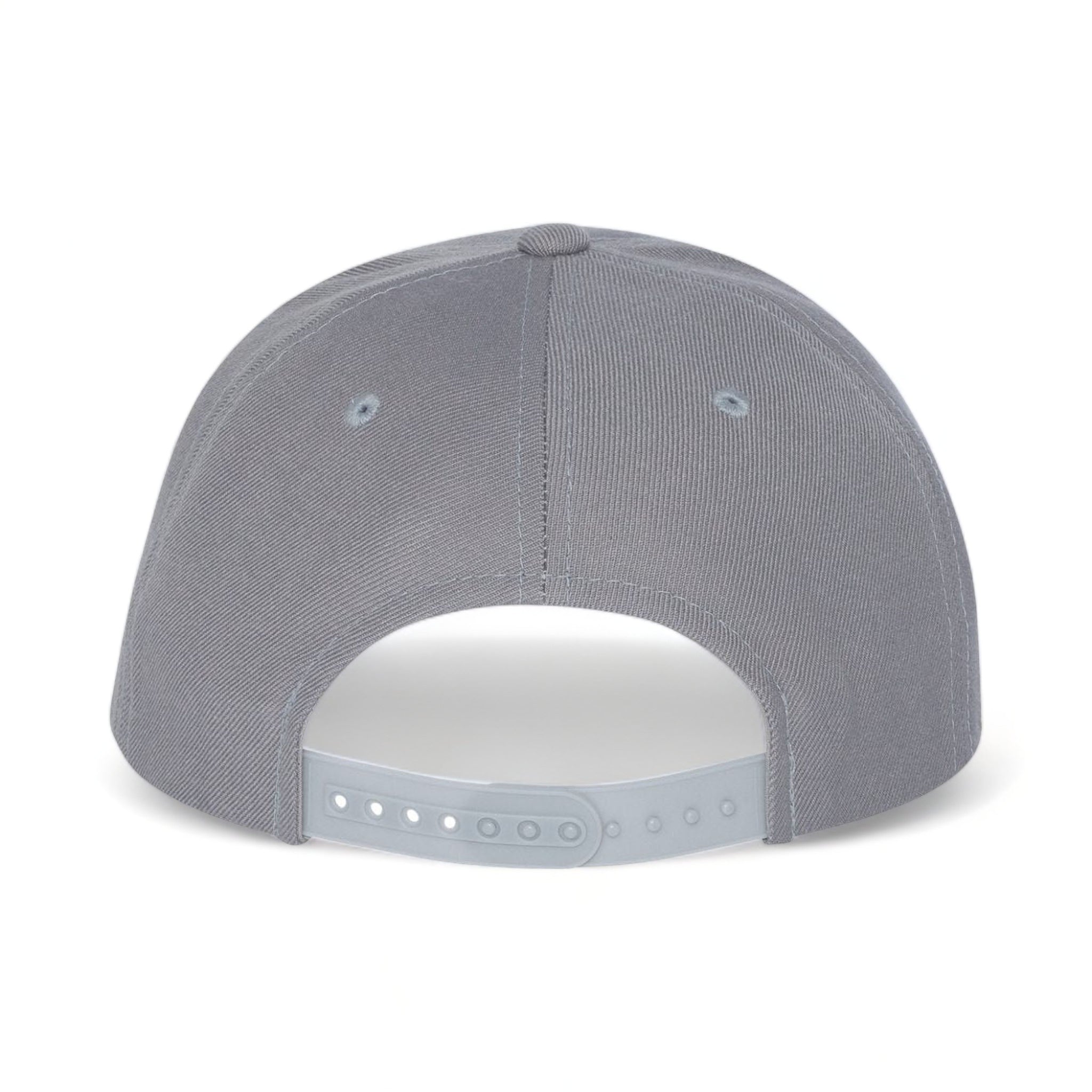 Back view of YP Classics 6089M custom hat in silver