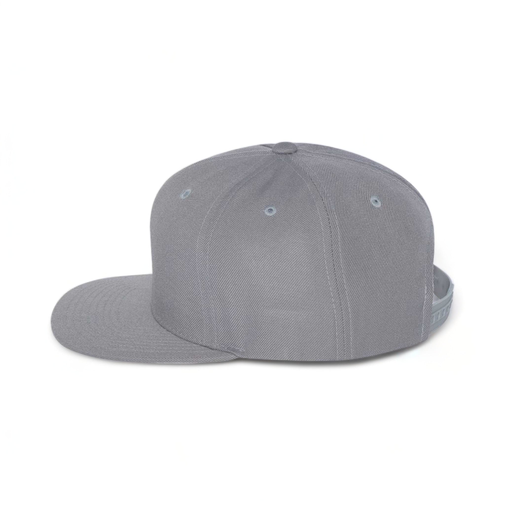 Side view of YP Classics 6089M custom hat in silver