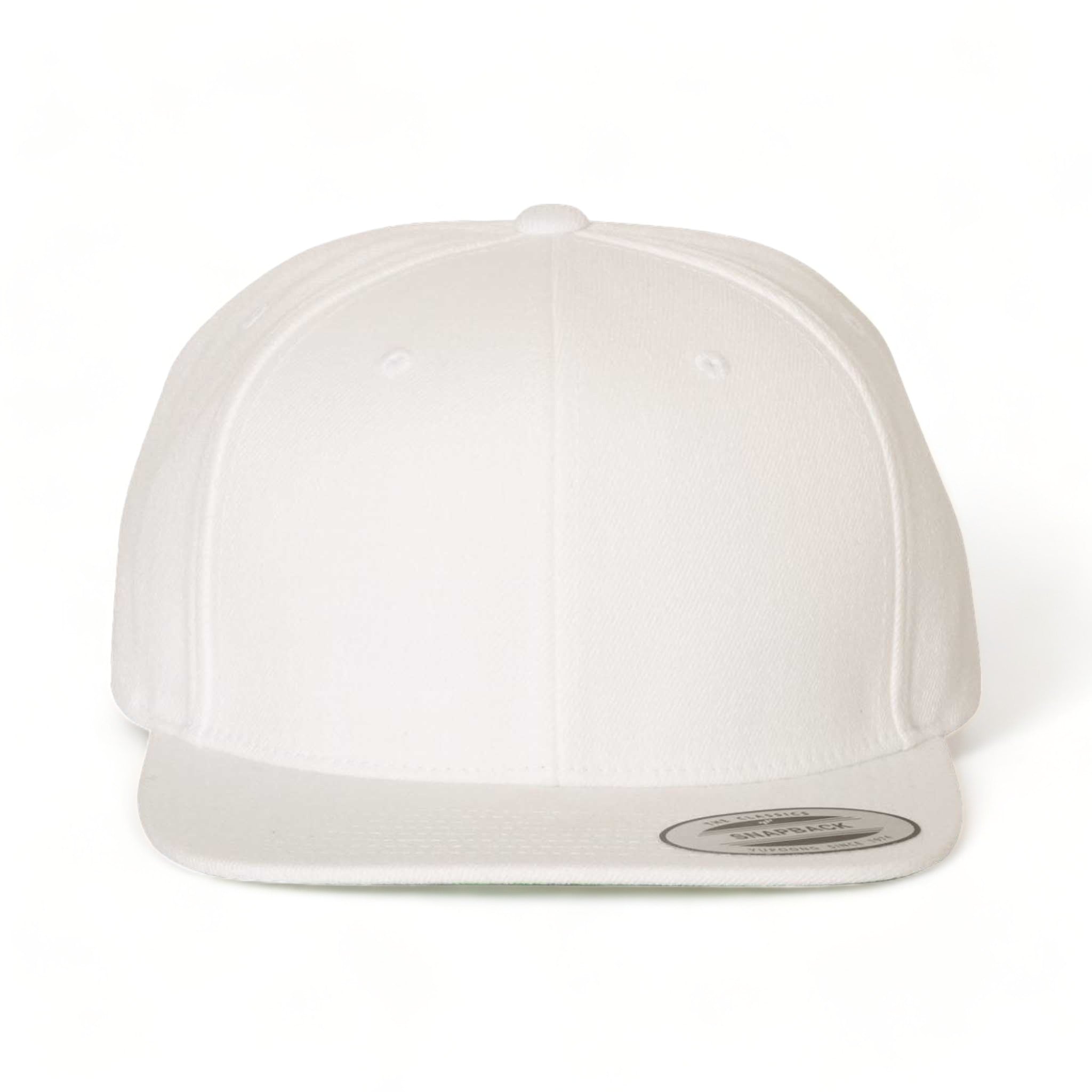 Front view of YP Classics 6089M custom hat in white