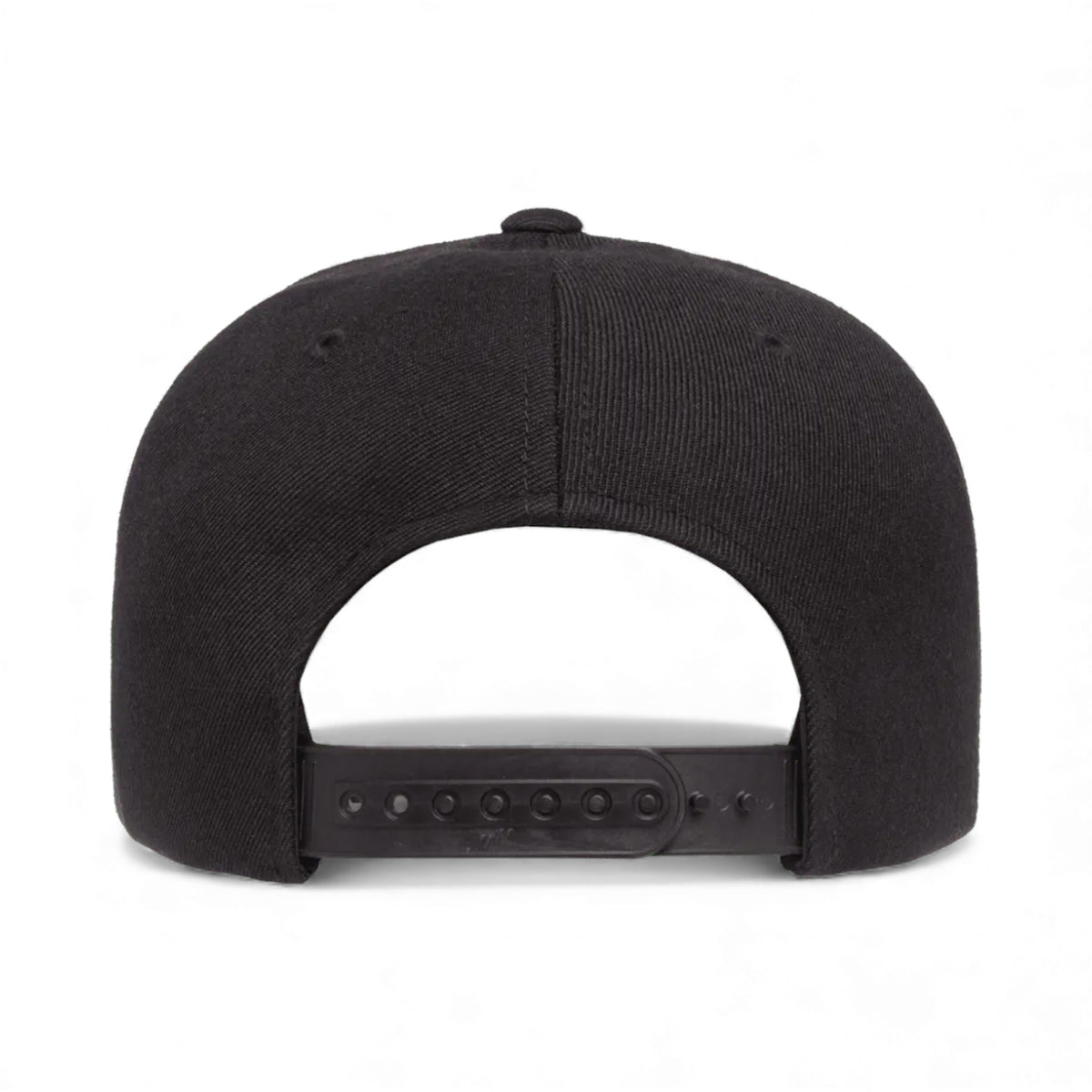 Back view of YP Classics 6089M custom hat in black and camo