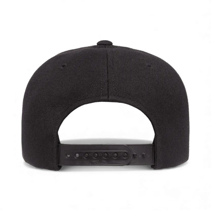 Back view of YP Classics 6089M custom hat in black and camo
