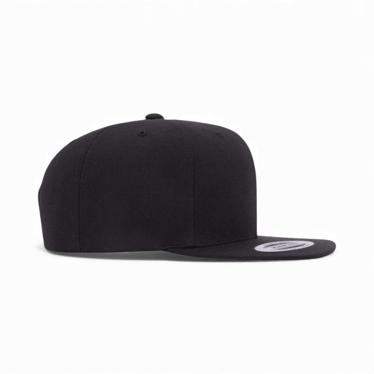 Right side view of YP Classics 6089M custom hat in black