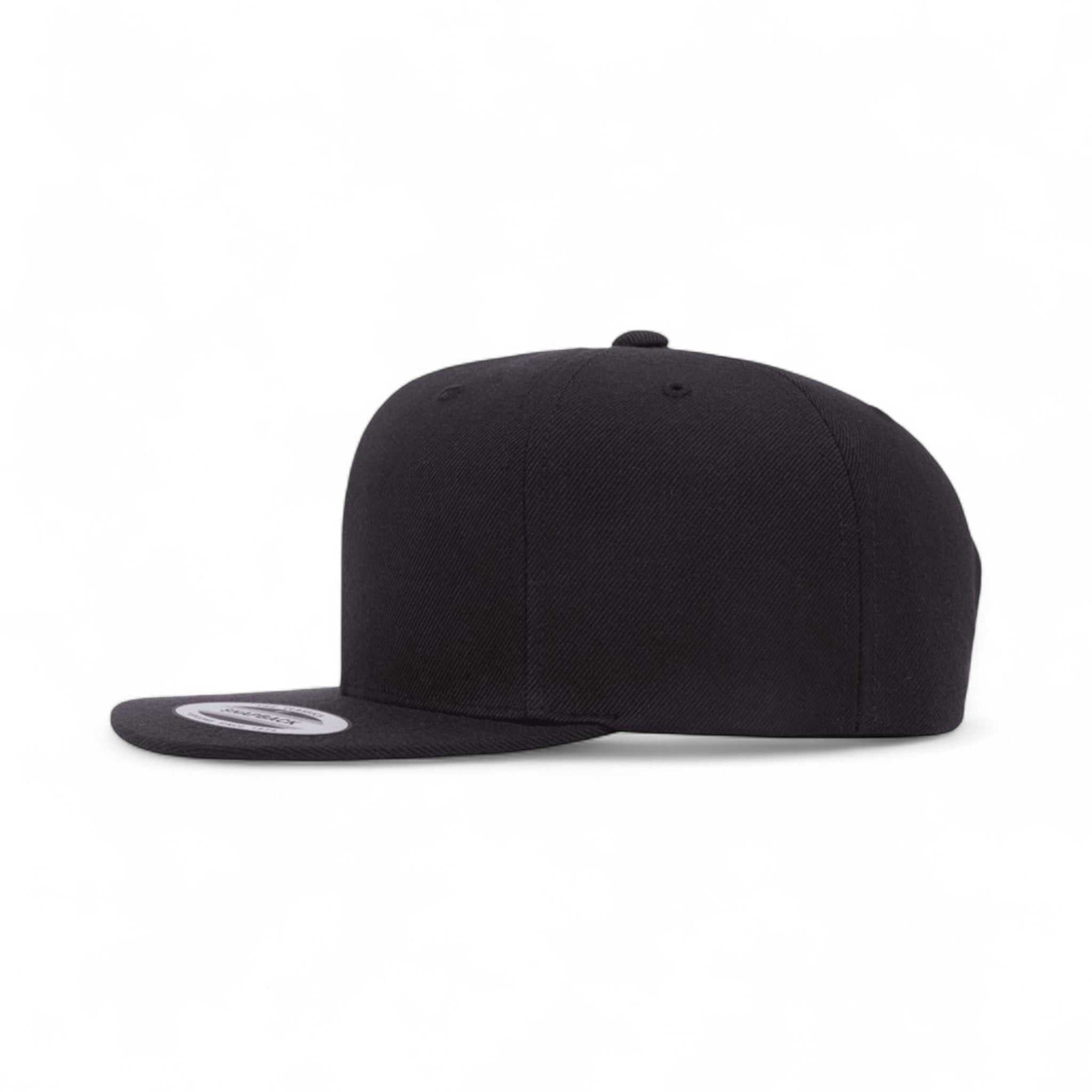 Left side view of YP Classics 6089M custom hat in black