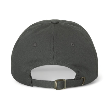 Back view of YP Classics 6245CM custom hat in dark grey