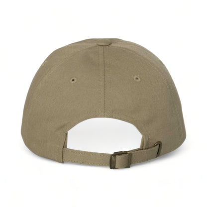 Back view of YP Classics 6245CM custom hat in khaki