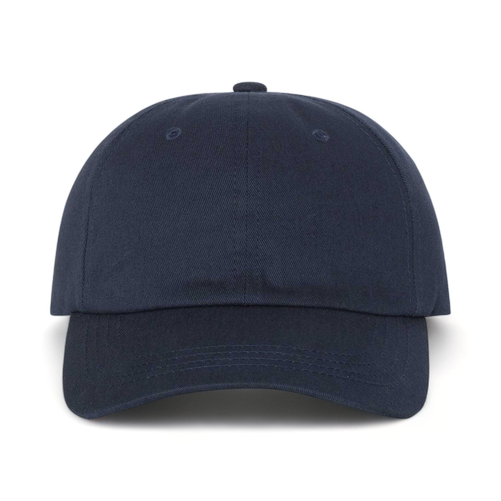 Front view of YP Classics 6245CM custom hat in navy