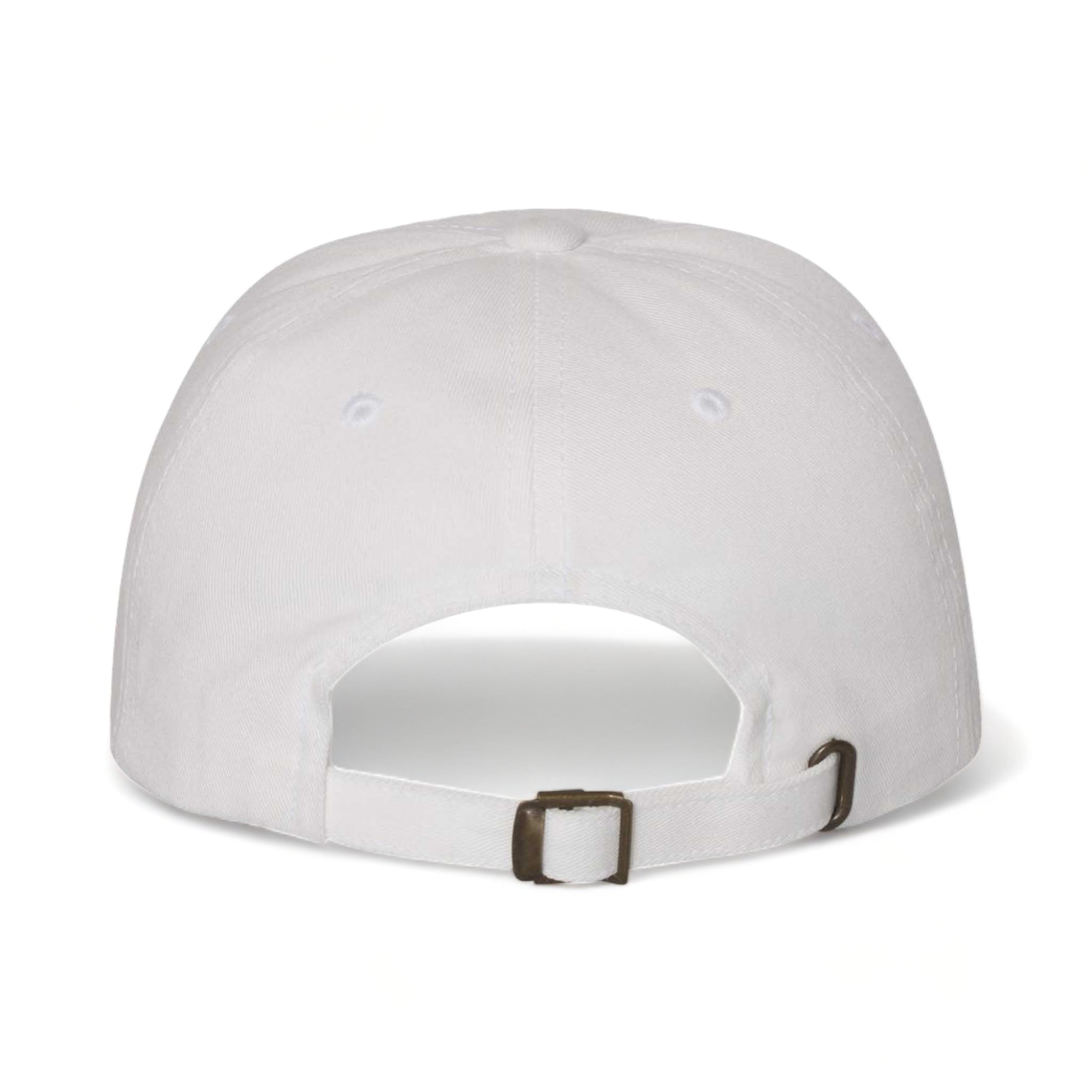Back view of YP Classics 6245CM custom hat in white