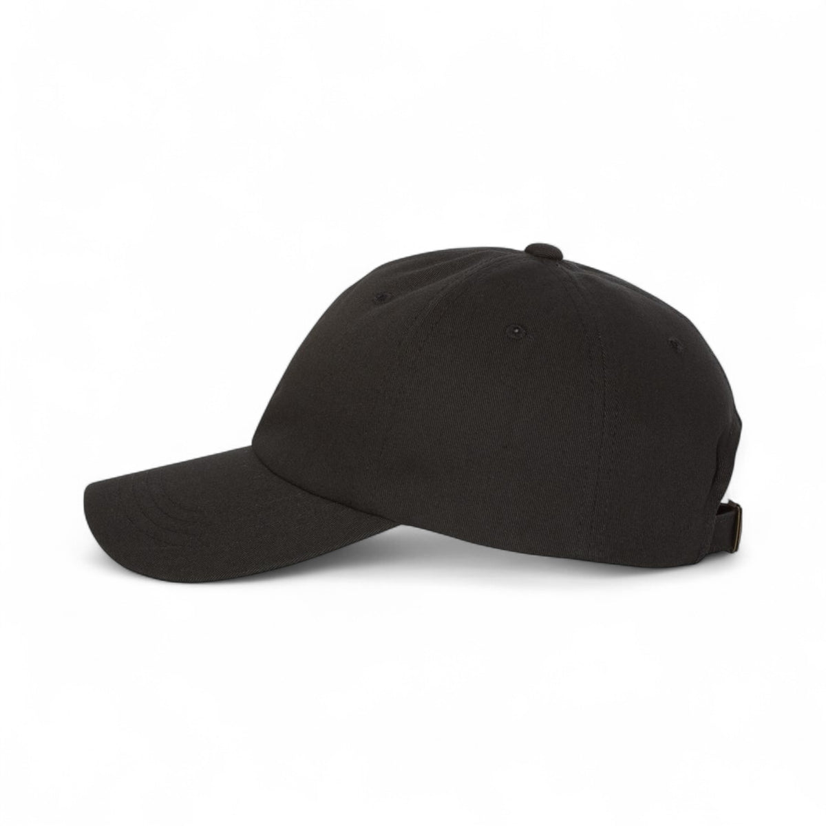 Left side view of YP Classics 6245CM custom hat in black