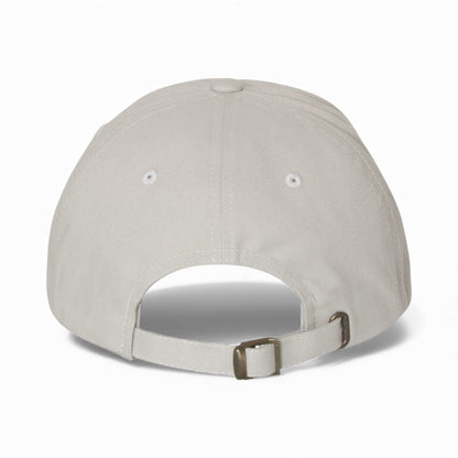 Back view of YP Classics 6245PT custom hat in light grey